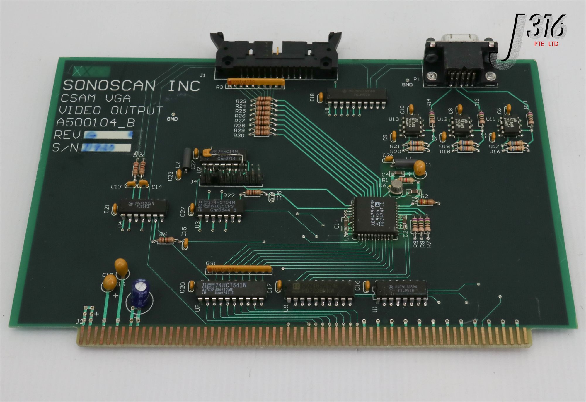 サンプル2 22805 SONOSCAN PCB, CSAM VGA VIDEO OUTPUT A500104 | eBay